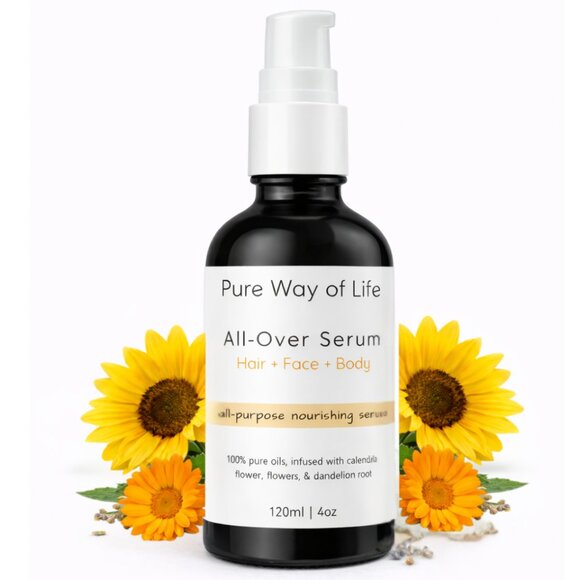 Pure Way Of Life Other - All Over Serum For Hair, Face & Body Oil 4oz 100% Pure Way Of Life Skincare